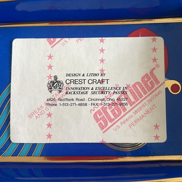 Grateful Dead Backstage Pass 2/20/95 - Picture 2 of 2